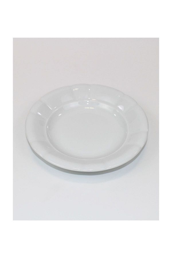 Güral Porselen-18 Cm Corrugated Dinner Plate 12 Pieces 1