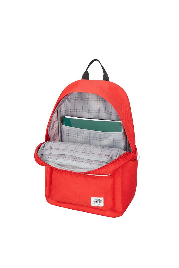 American tourister backpack red best sale