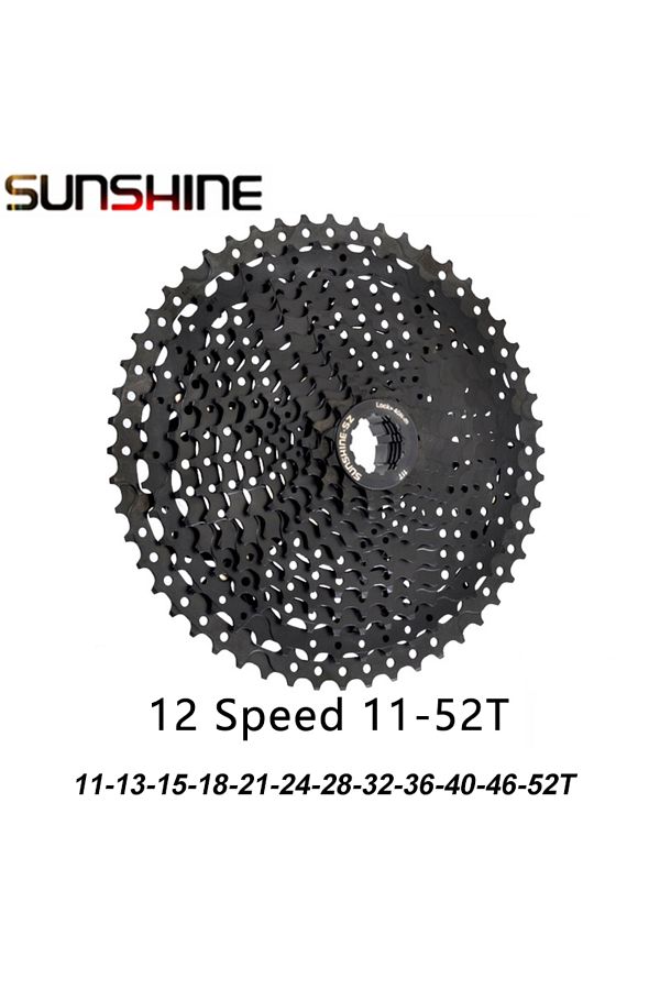 SUNSHINE SZ SUNSHINE Black Cassette MTB Bike Road Bicycle Freewheel 8S 9S 10S 11S 12S 11V 12V 42 46 50T 52T Trendyol
