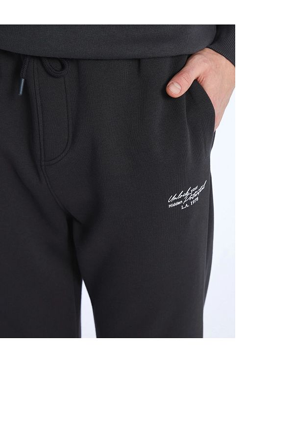 LC Waikiki-Męskie grube spodnie dresowe typu jogger - Standard Calip W3Kd06Z8 1