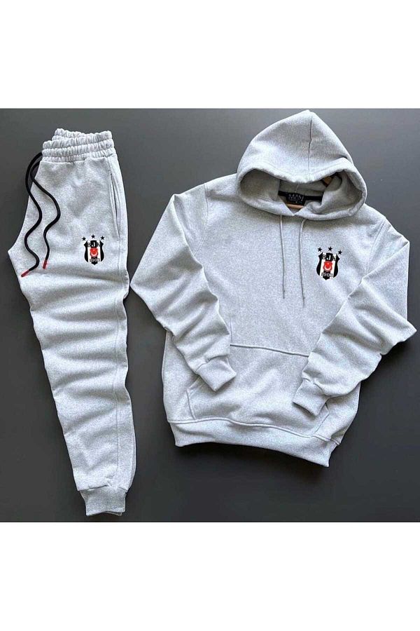 TREND16 swit Hoodie and Sweatpants Set 2 Piece Combination Trendyol