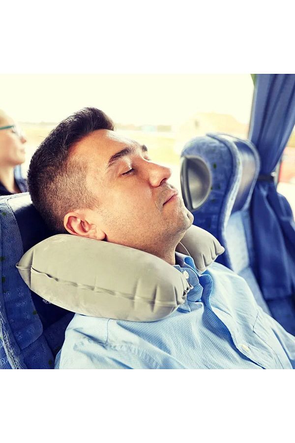 TTT Inflatable Neck Support Pillow for Vehicle and Travel Trendyol