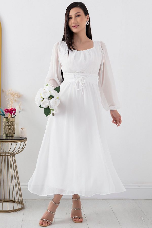 rurumu: collage chiffon tunic dress るるむう