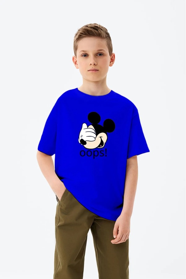 BENROMA Unisex Kids TShirt OOPS Printed Design Trendyol