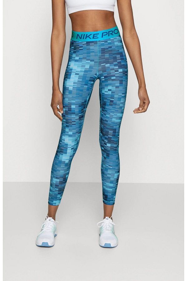 Nike training all over print tights top