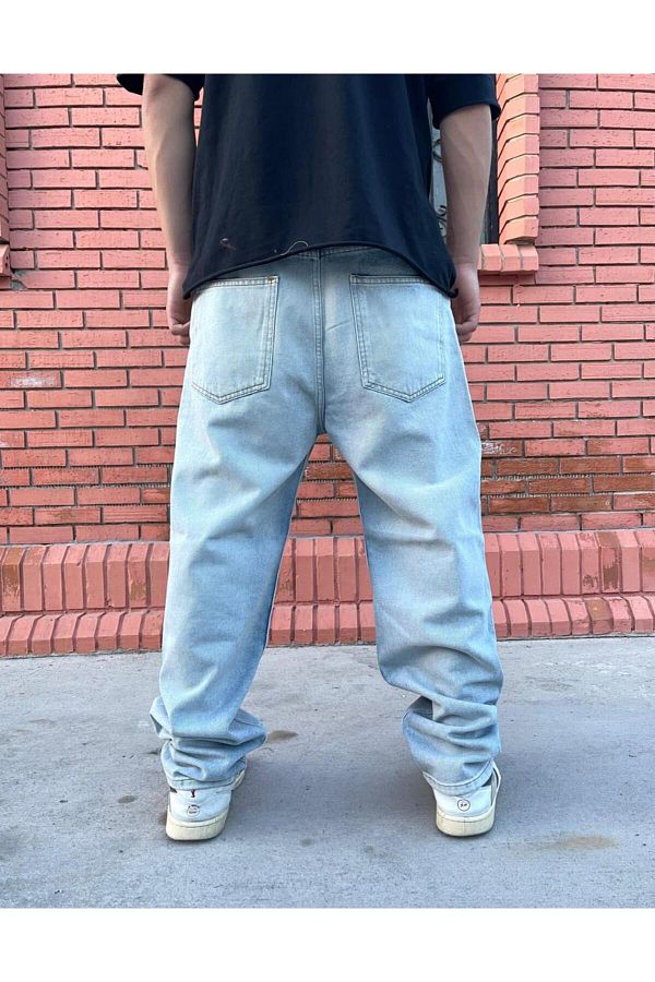 BPM PGR Baggy Jeans Straight Cut Trendyol