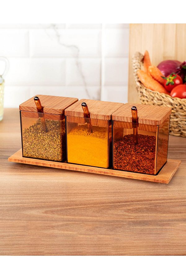 Madame Coco-Geraldin Spice Rack pachet de 3 1