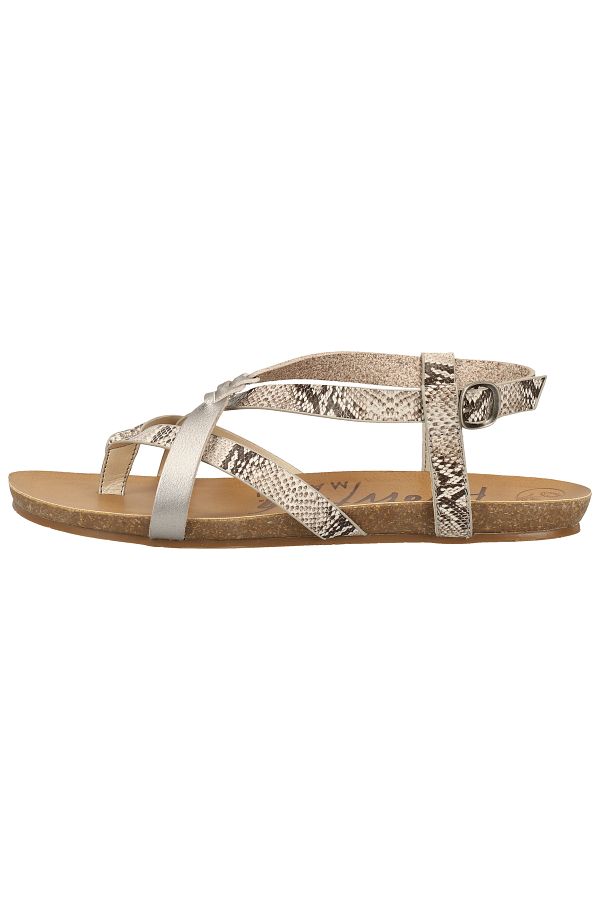 Blowfish Sandals Silver colored Flat Trendyol