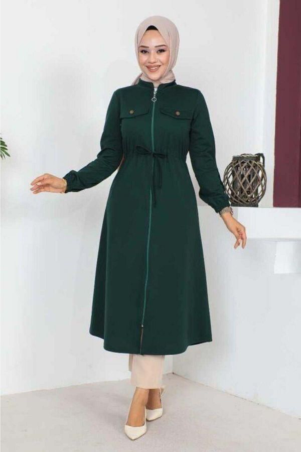 MG-كاب رياضي بسحاب أخضر زمردي 1