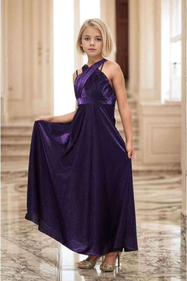 Joui Co 9 13 Years Teenage Girl Graduation Evening Dress and Gown Dress Trendyol