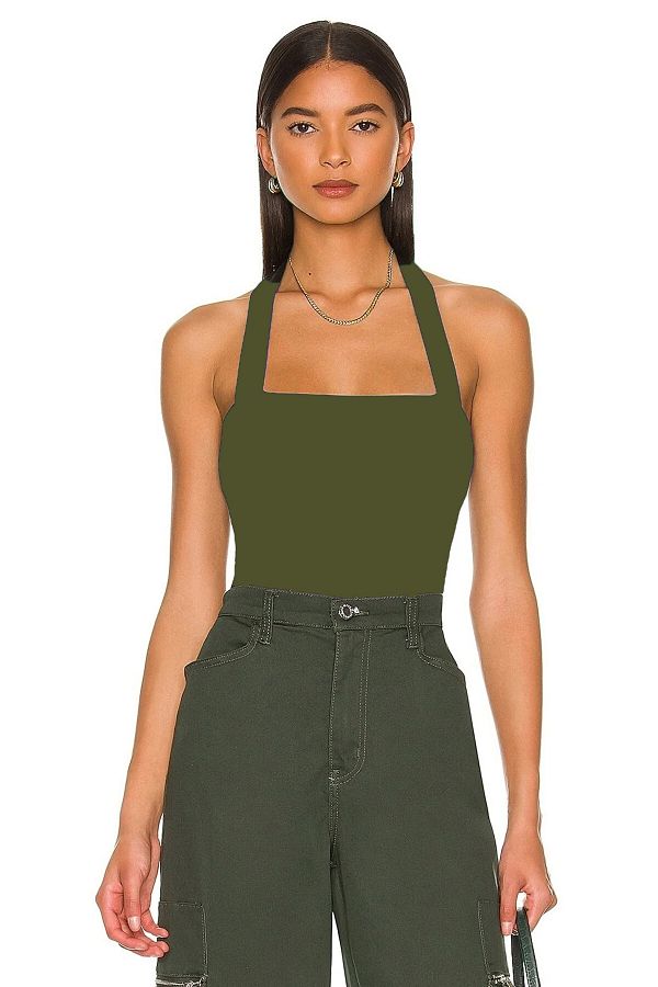 Army green bodysuit hot sale