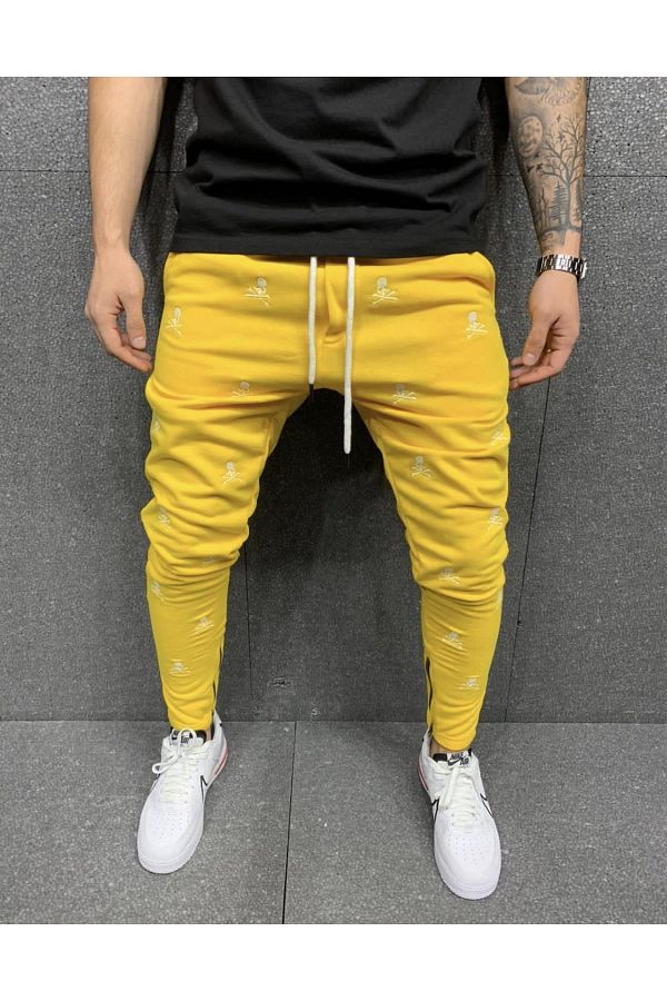 ayakuydur-Armand MEn's YEllow JoggEr SwEatpants 1