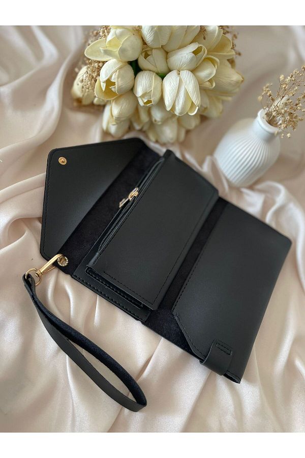 AALK Women s Wallet With Wrist Strap Phone Coin Compartment Zipper and Card Holder Trendyol