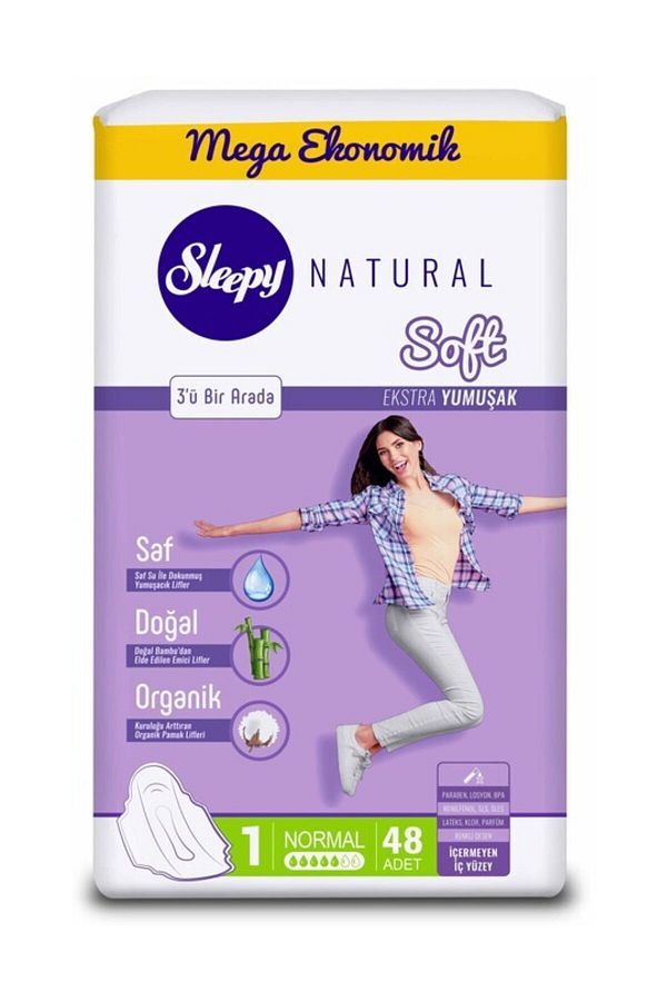 Sleepy-Natural Soft Extra Soft Normal (48 Pad) 1