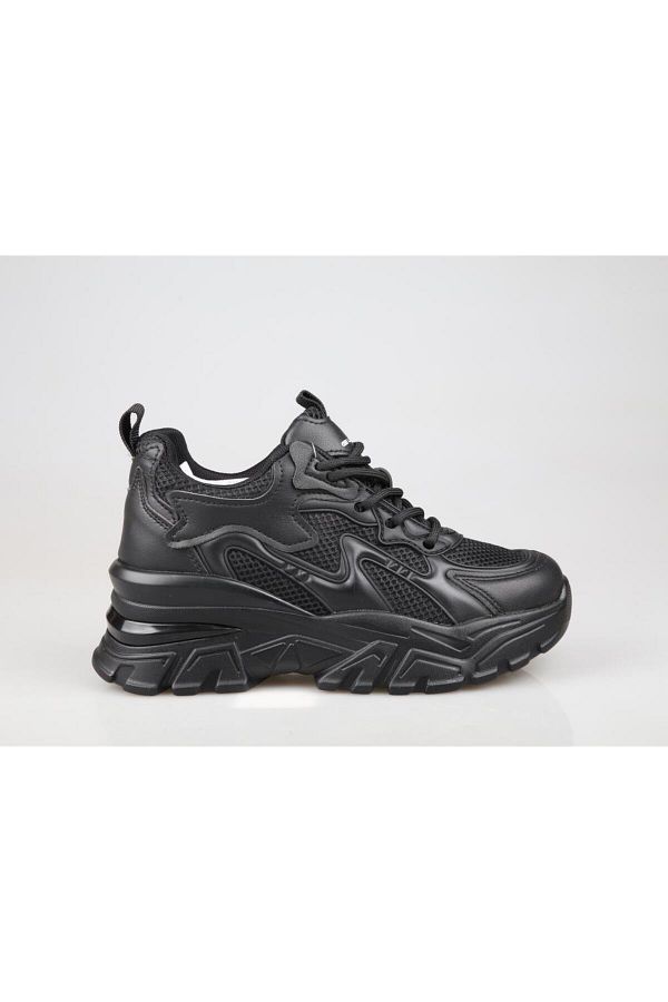 Stylish black sneakers womens 2025