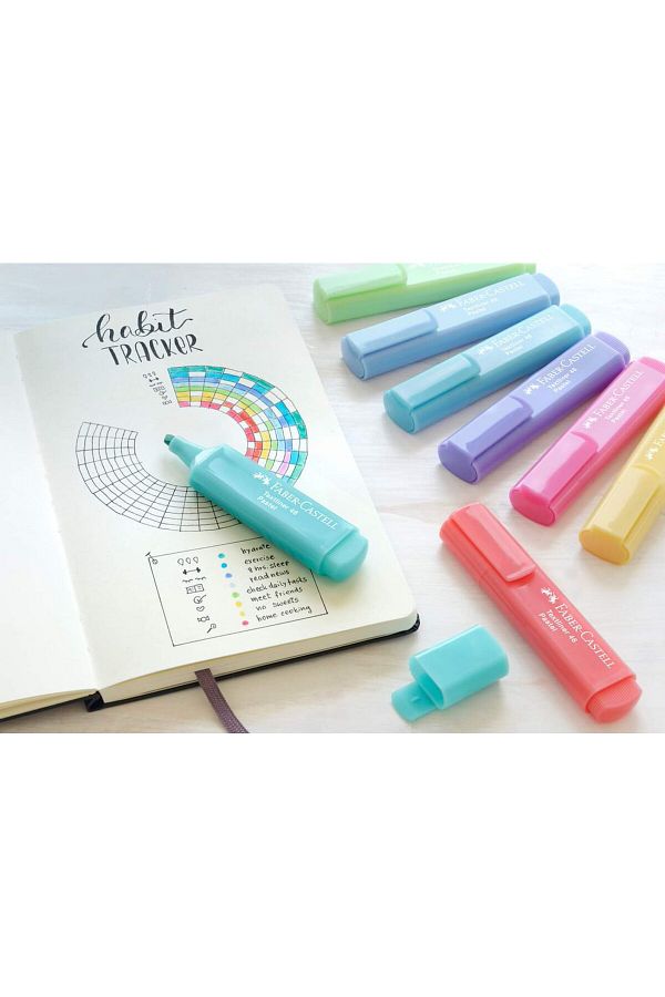 Faber Castell-Pastel Color Highlighter Set of 8 1