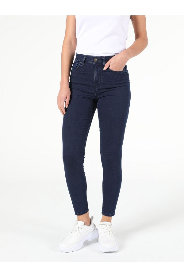 Colin's-Blugi Super Slim Fit cu talie înaltă - Pantaloni blugi pentru femei Diana 760 CL 1054493 1
