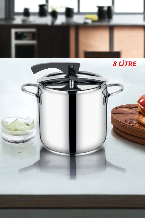 nter 8 Lt. Steel Handle Casserole Pot Pressure Cooker Trendyol