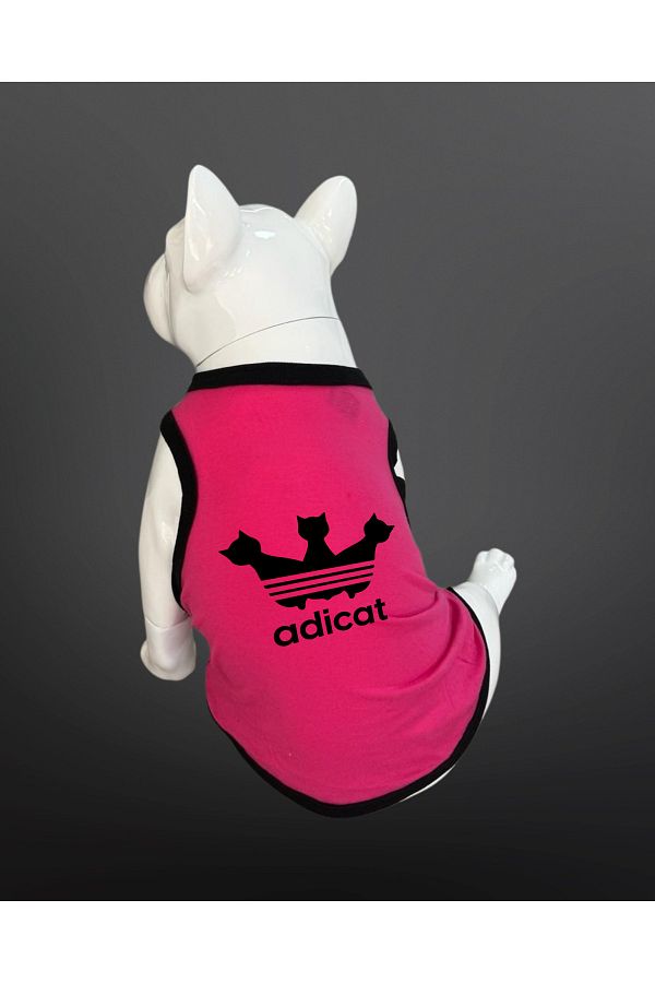 Buddy Store Cat Dog Clothes Athlete Adicat Printed Pink Athlete Trendyol