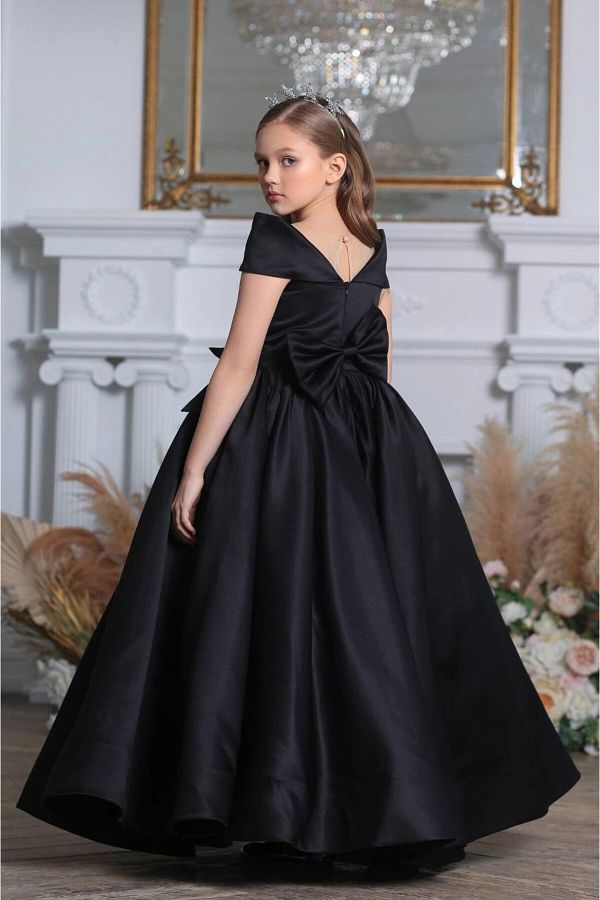 Boat neck long gown deals
