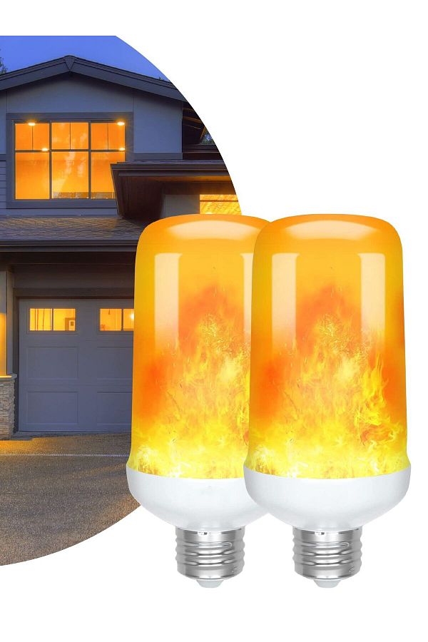 NBRW LED Flame Bulbs E27 E26 E14 B22 85 265V 220V 110V LED Flame Effect Fire Light Bulb 12W Flickering. Trendyol