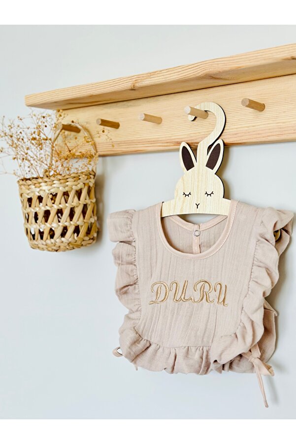 JUNİPERUS Kişiye Özel  Multı Müslin Bebek Salya Önlük & Fular  %100 Organik Pamuk