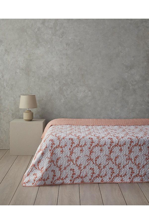 English Home-Scroll Flowers Orange Blanket - Double and Multi-Purpose 1