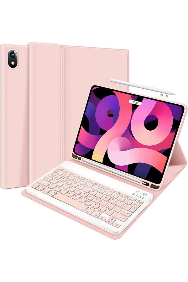 ESR-2022 iPad 10 Generation 10.9 A2696 A2757/77 Serial - RGB Illuminated Turkish Qwerty Keyboard Case 1