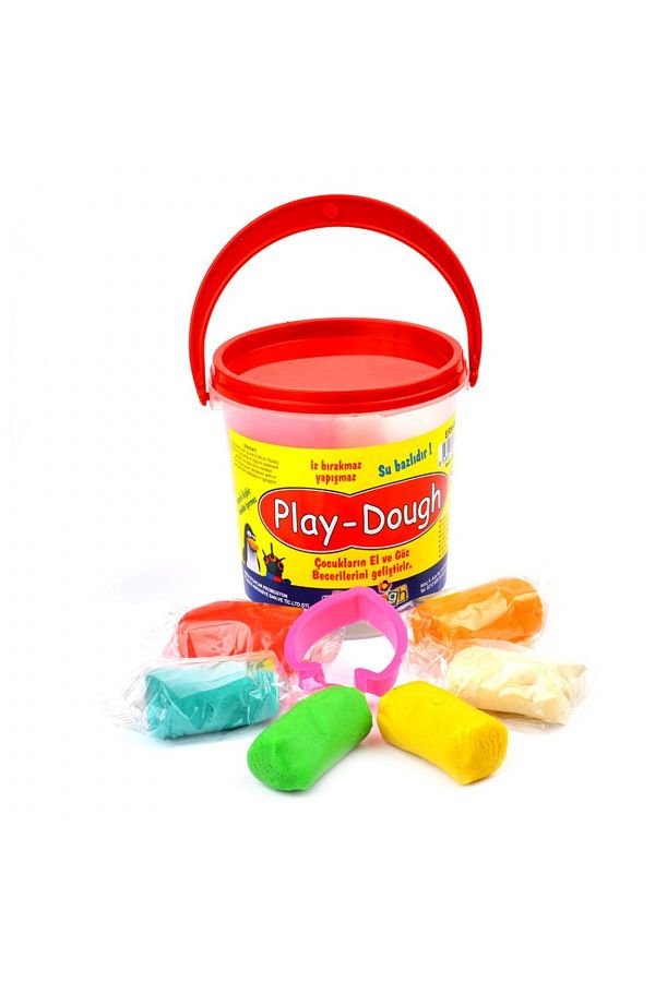 OYUNCAK STORE-6-Color Bucket Play Dough Set 1