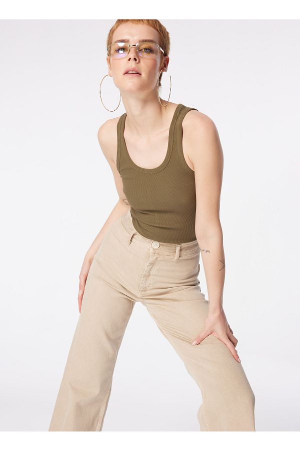 Lee-Koszulka damska U-Neck Green L 241615 Koszulka bez rękawów Ot 1