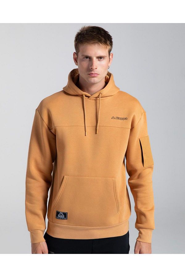 Black and orange kappa hoodie clearance