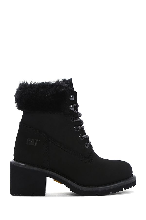 Caterpillar heeled boots discount