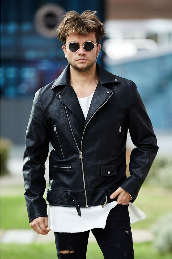 Coat with side zipper on sale
