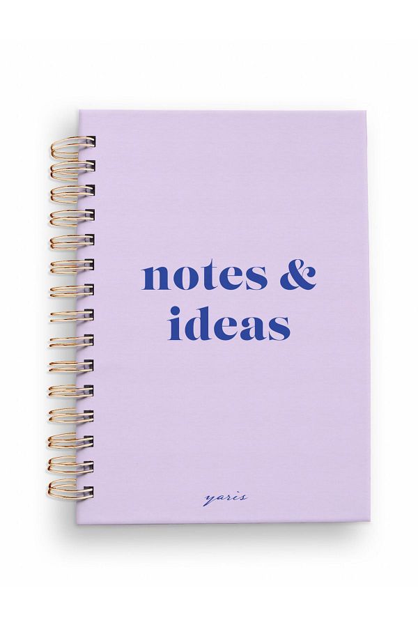 Yaris Note-Purple A5 Spiral Unlined Hard Cover Notebook - School Notebook - Diary - Office Notebook 1