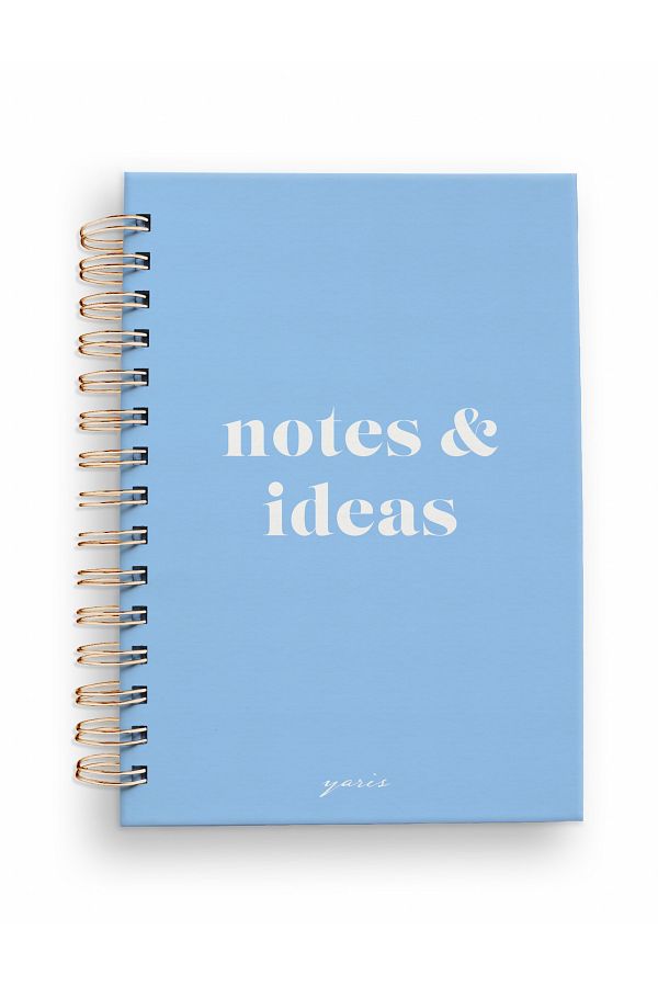 Yaris Note-Blue A5 Spiral Unlined Hard Cover Notebook - School Notebook - Diary - Office Notebook 1