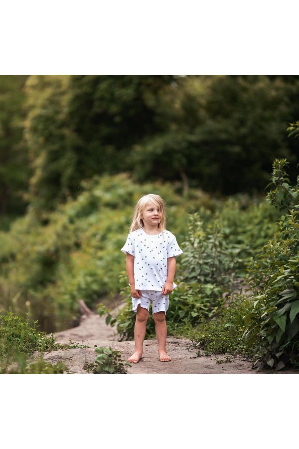 Antebies-Little Duck Patterned Shorts Pajama Set 1