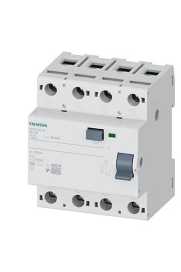Siemens-Three Phase Residual Current Relay 4x125 Ampere 30ma 1
