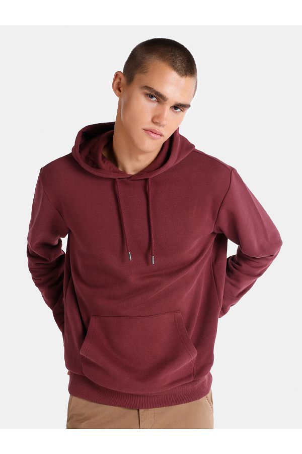 Colin's-Claret Red Regular Fit Men's Sweatshirt - Cl 1059712 1