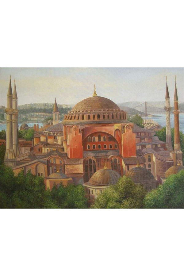 MARCEL SANAT-مسجد آيا صوفيا بيكسارت الفن الماس الفسيفساء اللوحة الماس تركيا 70*55 1