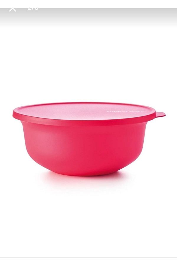 Tupperware-Aloha Container 2l Rubin Red Storage Container 1