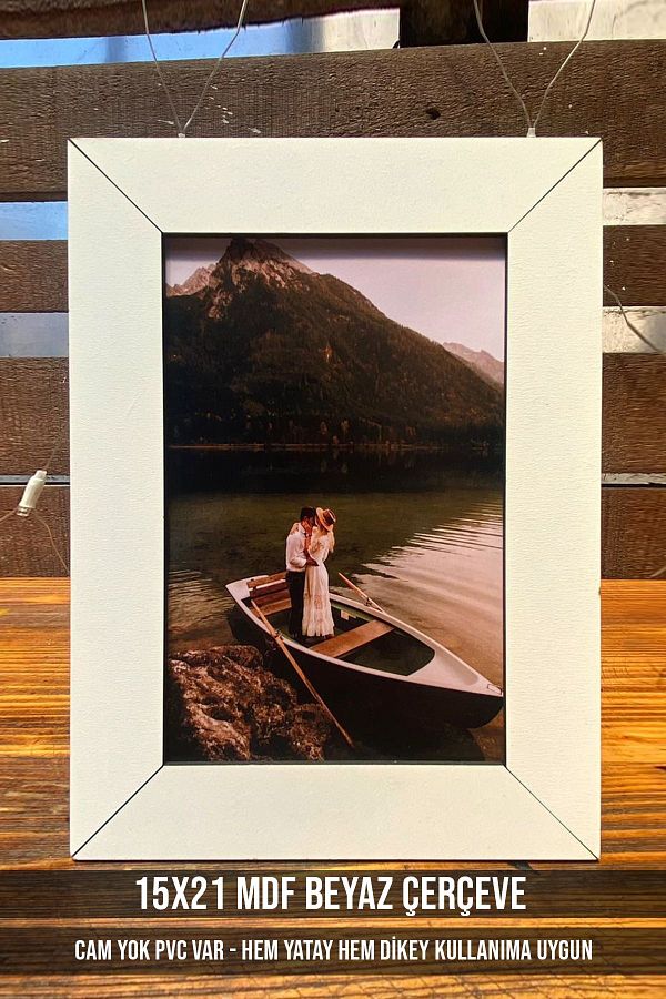 Bytwo-15x21 Frame - White A5 Frame - MDF Frame (Both horizontal and vertical) 1