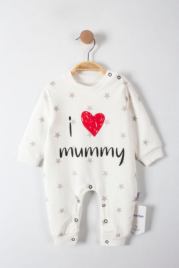 Murat Baby-Star Printed Mummy Baby Onesie 1