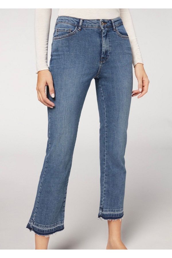Calzedonia-Crop Flare Jean 1