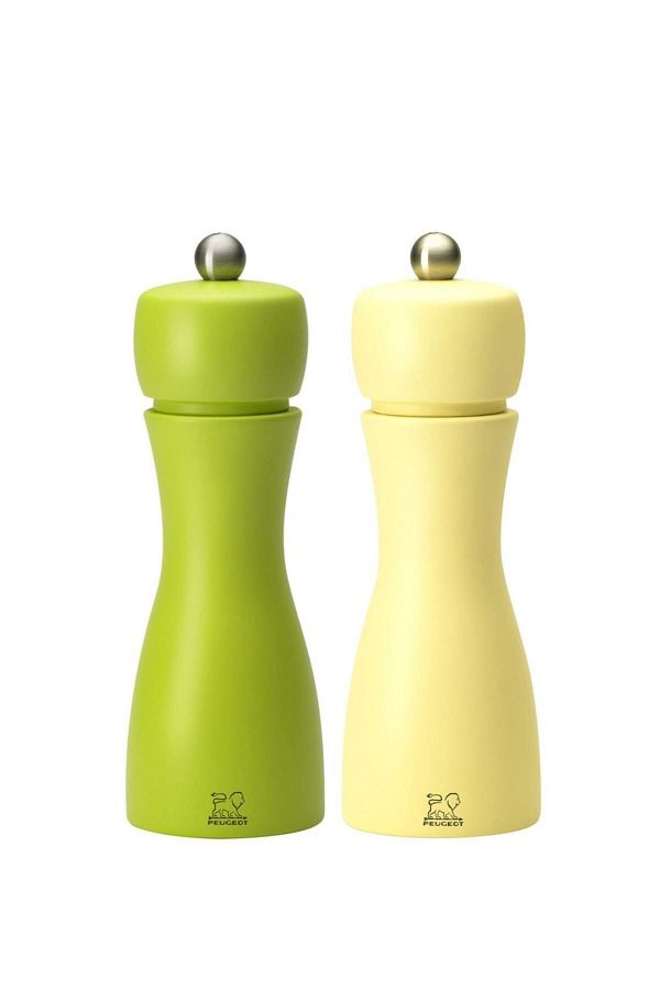 Peugeot-Tahıtı K. Pepper Salt Mill Set of 2 15 Cm Yellow Green 1