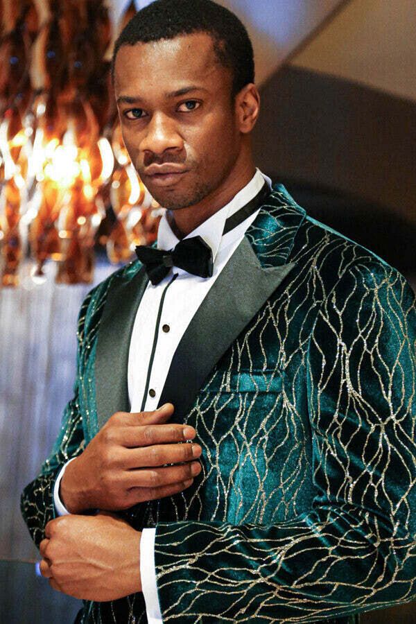 Dark green tuxedo jacket clearance