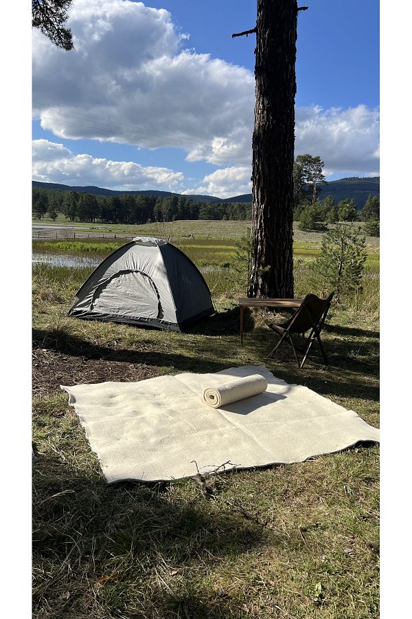 Mvt Wild Alakiyiz Camping Rug Camping Tent Mat 100 Natural Wool Felt Exhibition Picnic Mat Trendyol