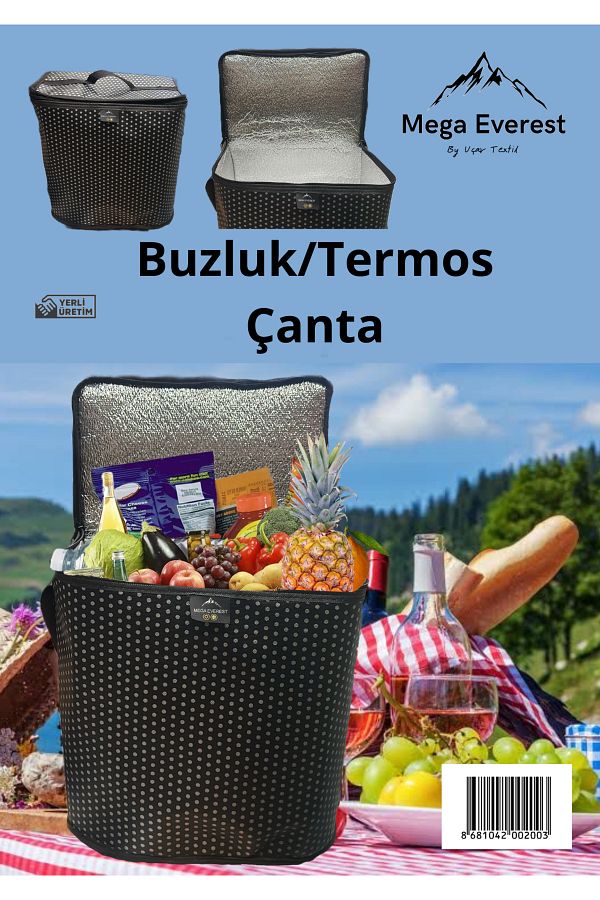 Mega Everest Thermos Freezer Waterproof Picnic and Camping Bag Trendyol