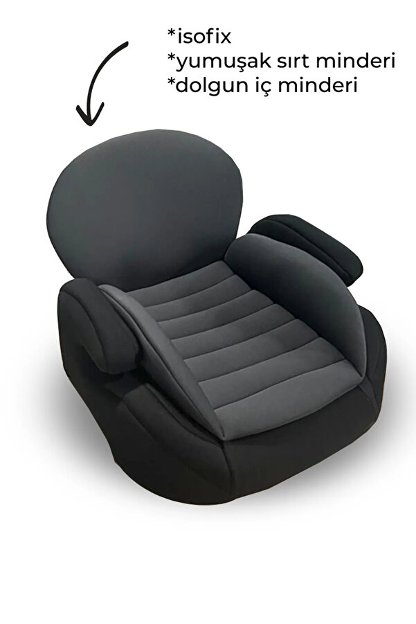 Convers İsofix'li Oto Koltuk Yükseltici Gri
