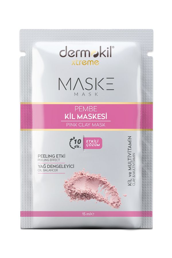 Dermokil-Pink Clay Face Mask 15 ml 1