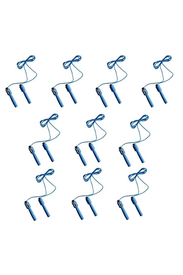 Delta-10 Pieces Blue Jump Rope with Counter and Length Adjustable Indicator 1